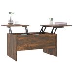Casa si Gradina - Mobilier - Mese si birouri - Masute de cafea - Masuta de cafea, stejar fumuriu, 80x50x42,5 cm, lemn prelucrat - Infinity.ro