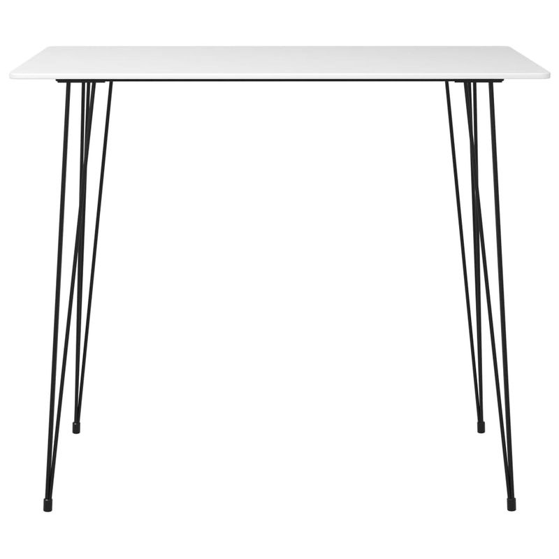 Casa si Gradina - Mobilier - Seturi de mobilier - Seturi bucatarie - Set mobilier de bar, 5 piese, alb si negru - Infinity.ro