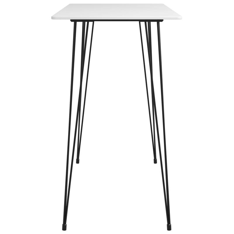 Casa si Gradina - Mobilier - Seturi de mobilier - Seturi bucatarie - Set mobilier de bar, 5 piese, alb si negru - Infinity.ro