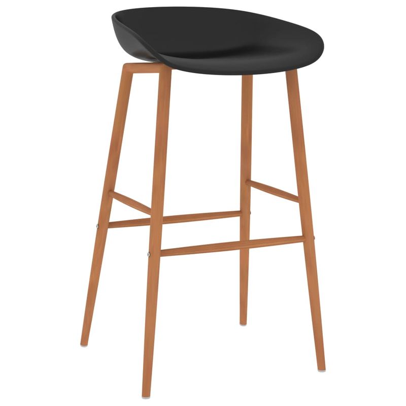 Casa si Gradina - Mobilier - Seturi de mobilier - Seturi bucatarie - Set mobilier de bar, 5 piese, alb si negru - Infinity.ro