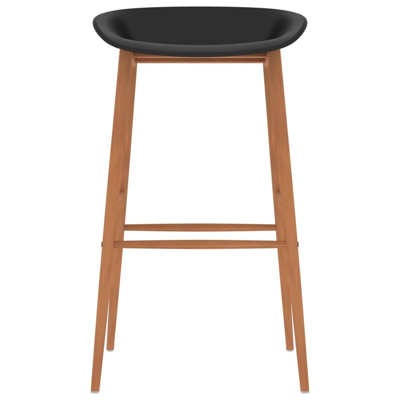 Casa si Gradina - Mobilier - Seturi de mobilier - Seturi bucatarie - Set mobilier de bar, 5 piese, alb si negru - Infinity.ro