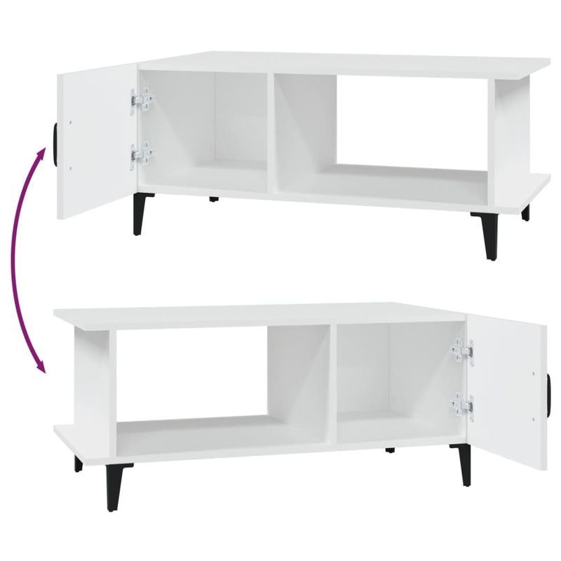 Casa si Gradina - Mobilier - Mese si birouri - Masute de cafea - Masuta de cafea, alb, 90x50x40 cm, lemn prelucrat - Infinity.ro