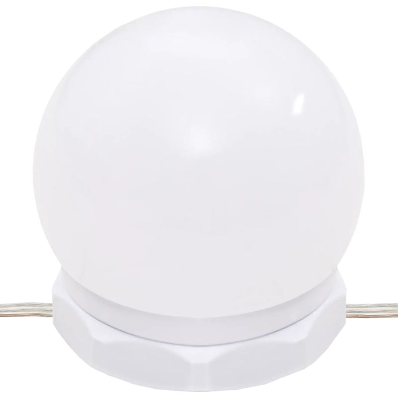 Casa si Gradina - Mobilier - Comode si corpuri - Masute de toaleta - Dulap cu oglinda si LED, stejar maro, 76x15x55 cm - Infinity.ro