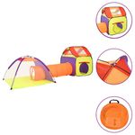 Jucarii, Copii si Bebe - Jucarii si jocuri - Jucarii de exterior - Casute si corturi copii - Cort de joaca pentru copii 250 bile, multicolor, 338x123x111 cm, multicolor 1 - Infinity.ro