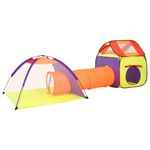 Jucarii, Copii si Bebe - Jucarii si jocuri - Jucarii de exterior - Casute si corturi copii - Cort de joaca pentru copii 250 bile, multicolor, 338x123x111 cm, multicolor 1 - Infinity.ro