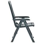 Casa si Gradina - Gradina si terasa - Mobilier exterior - Scaune si sezlonguri gradina - Scaune de gradina rabatabile, 2 buc., verde, plastic - Infinity.ro