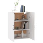 Casa si Gradina - Mobilier - Dulapuri si sifoniere - Dulapuri - Dulap suspendat, alb, 69,5x34x90 cm, lemn prelucrat - Infinity.ro