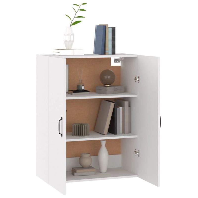 Casa si Gradina - Mobilier - Dulapuri si sifoniere - Dulapuri - Dulap suspendat, alb, 69,5x34x90 cm, lemn prelucrat - Infinity.ro