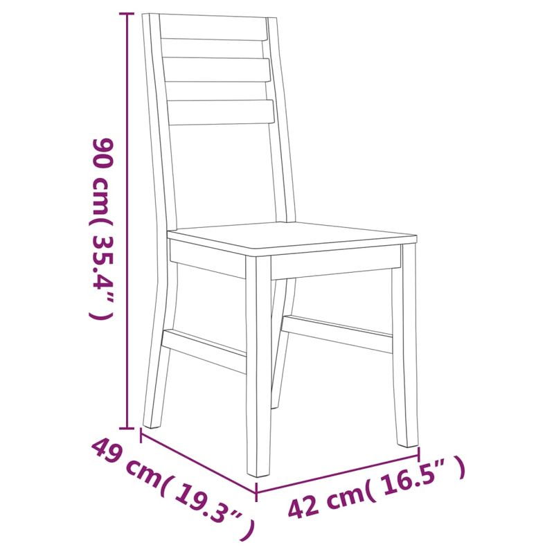 Casa si Gradina - Mobilier - Seturi de mobilier - Seturi bucatarie - Set mobilier de bucatarie, 5 piese, lemn masiv de acacia - Infinity.ro