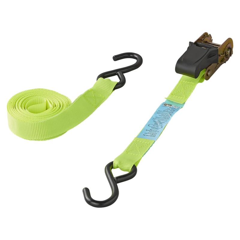 Casa si Gradina - Constructii - Depozitare, transport si protectie - Accesorii echipamente pentru transport si ridicat - ProPlus Set 4 curele de fixare cu clichet + 2 carlige, 5 m 320205 - Infinity.ro