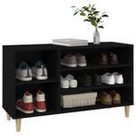 Casa si Gradina - Mobilier - Organizare si depozitare - Organizator incaltaminte - Pantofar, negru, 102x36x60 cm, lemn compozit - Infinity.ro