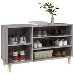 Casa si Gradina - Mobilier - Organizare si depozitare - Organizator incaltaminte - Pantofar, gri sonoma, 102x36x60 cm, lemn prelucrat - Infinity.ro