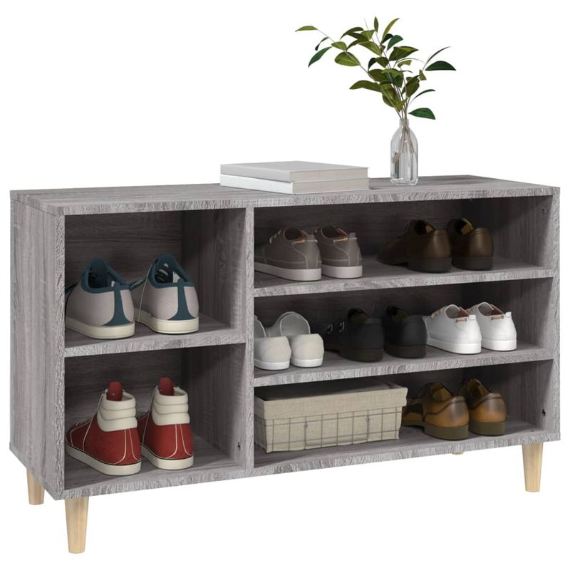 Casa si Gradina - Mobilier - Organizare si depozitare - Organizator incaltaminte - Pantofar, gri sonoma, 102x36x60 cm, lemn prelucrat - Infinity.ro