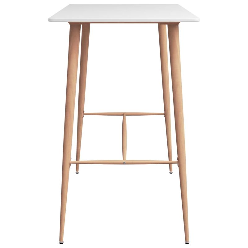 Casa si Gradina - Mobilier - Seturi de mobilier - Seturi bucatarie - Set mobilier de bar, 5 piese, alb si negru - Infinity.ro