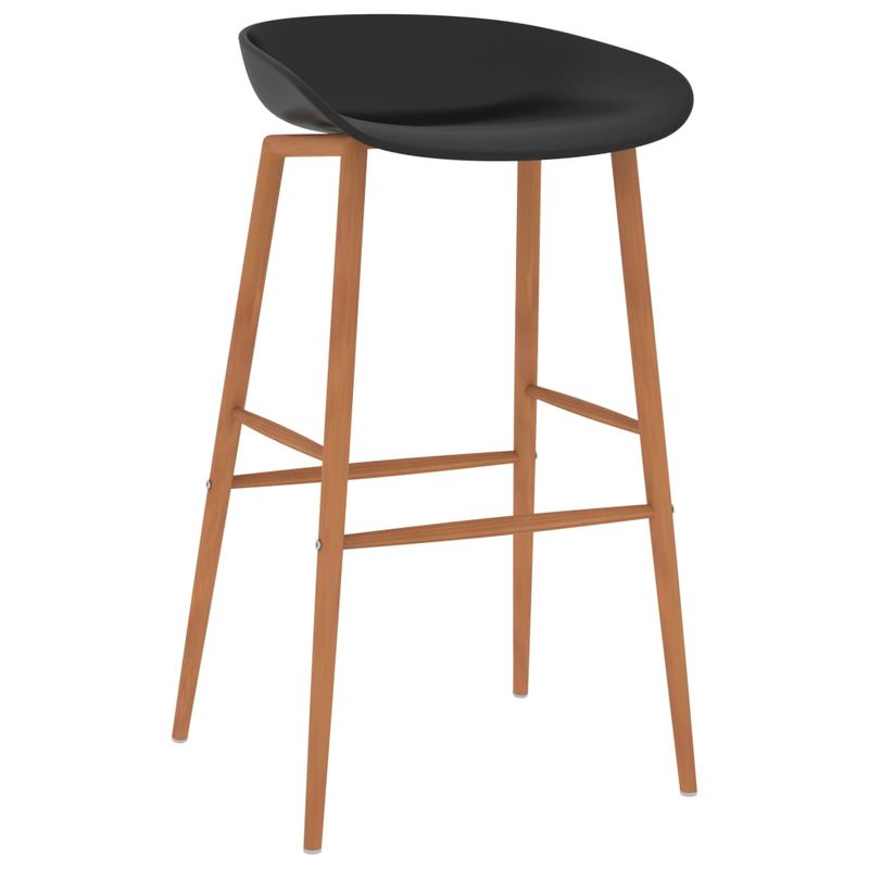Casa si Gradina - Mobilier - Seturi de mobilier - Seturi bucatarie - Set mobilier de bar, 5 piese, alb si negru - Infinity.ro