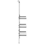 Casa si Gradina - Mobilier - Organizare si depozitare - Umerase si valeti - Suport de uscare rufe suspendat, 3 niveluri, aluminiu - Infinity.ro