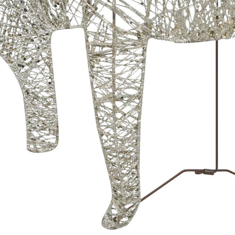 Casa si Gradina - Decoratiuni - Decoratiuni de sezon - Reni de Craciun, 2 buc., auriu, 40 LED-uri - Infinity.ro