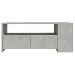 Casa si Gradina - Mobilier - Mese si birouri - Masute de cafea - Masuta de cafea, gri beton, 102x55x42 cm, lemn prelucrat - Infinity.ro