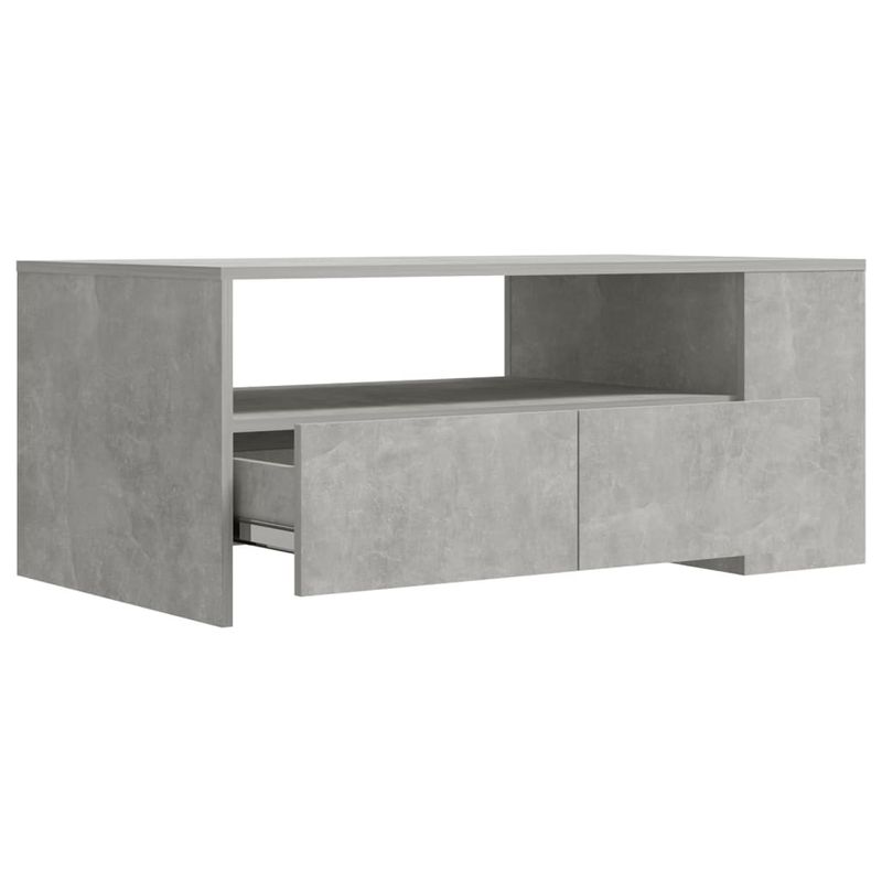 Casa si Gradina - Mobilier - Mese si birouri - Masute de cafea - Masuta de cafea, gri beton, 102x55x42 cm, lemn prelucrat - Infinity.ro