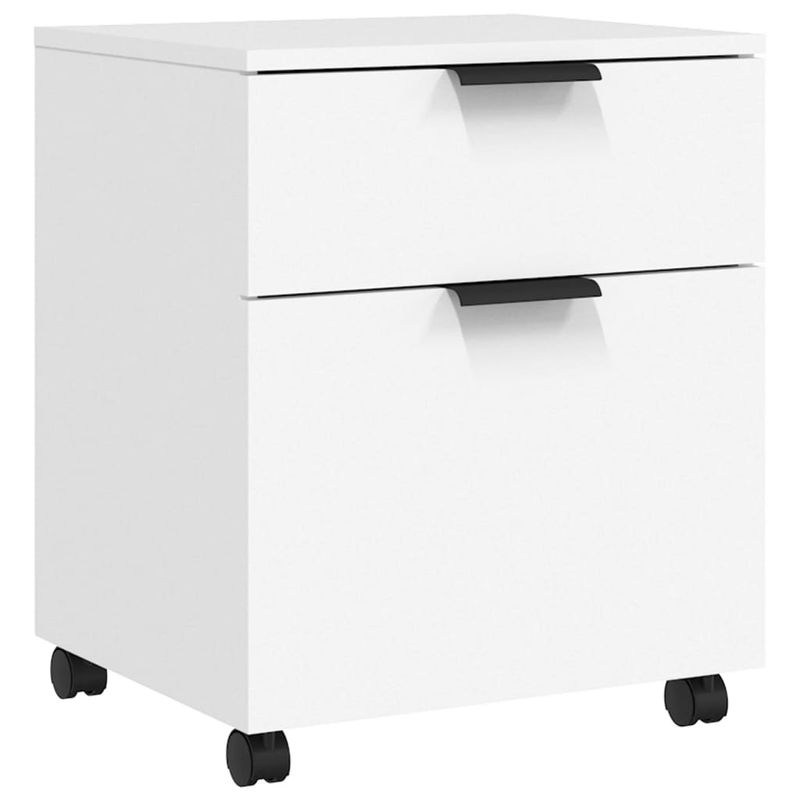 Casa si Gradina/Mobilier/Dulapuri si sifoniere/Dulapuri - Fiset mobil cu roti, alb, 45x38x54 cm, lemn prelucrat - Infinity.ro
