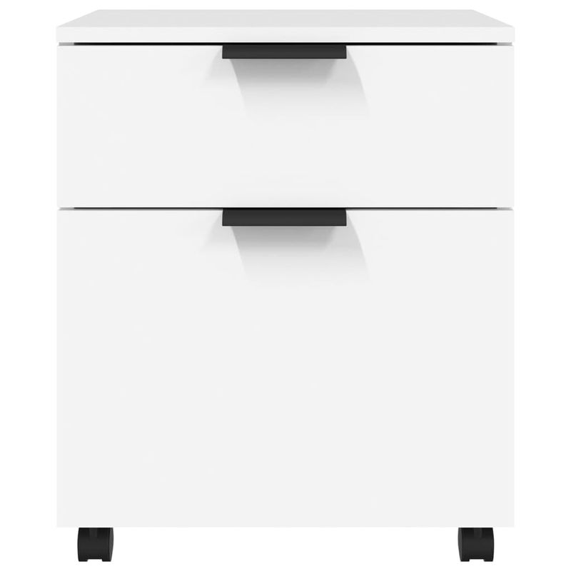 Casa si Gradina/Mobilier/Dulapuri si sifoniere/Dulapuri - Fiset mobil cu roti, alb, 45x38x54 cm, lemn prelucrat - Infinity.ro