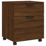 Casa si Gradina - Mobilier - Dulapuri si sifoniere - Dulapuri - Fiset mobil cu roti, stejar maro, 45x38x54 cm lemn prelucrat - Infinity.ro