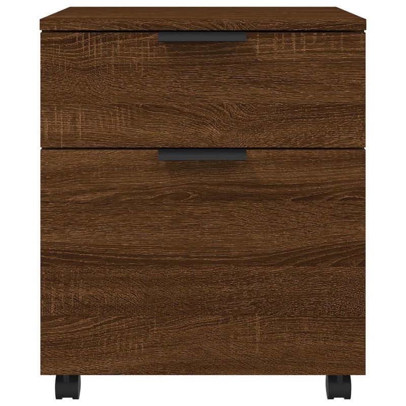 Casa si Gradina - Mobilier - Dulapuri si sifoniere - Dulapuri - Fiset mobil cu roti, stejar maro, 45x38x54 cm lemn prelucrat - Infinity.ro
