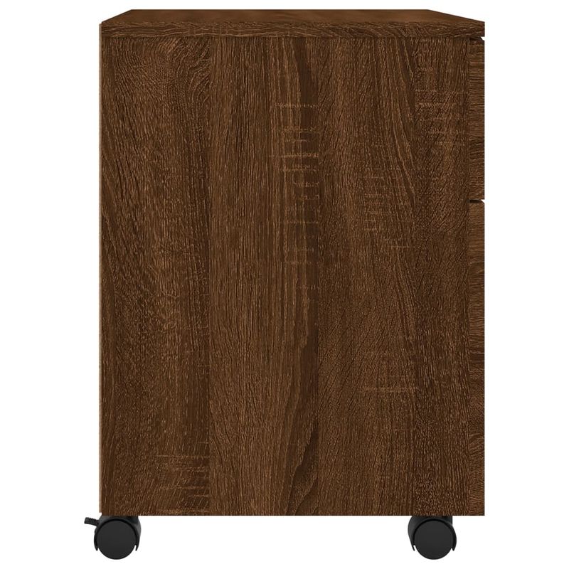 Casa si Gradina - Mobilier - Dulapuri si sifoniere - Dulapuri - Fiset mobil cu roti, stejar maro, 45x38x54 cm lemn prelucrat - Infinity.ro