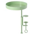 Casa si Gradina - Bucatarie si vesela - Ustensile bucatarie - Tavi servire - Esschert Design Tava pentru plante cu clema, verde, rotund, S - Infinity.ro