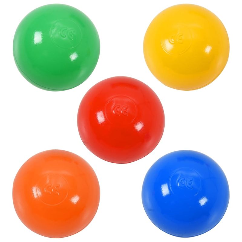 Jucarii, Copii si Bebe - Jucarii si jocuri - Jucarii de exterior - Spatii de joaca si accesorii - Tunel de joaca pt copii, 250 bile, verde, 175 cm, poliester, multicolor - Infinity.ro