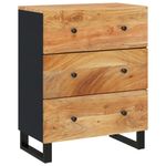 Casa si Gradina - Mobilier - Comode si corpuri - Comode - Servanta, 60x33x75 cm, lemn masiv de acacia - Infinity.ro
