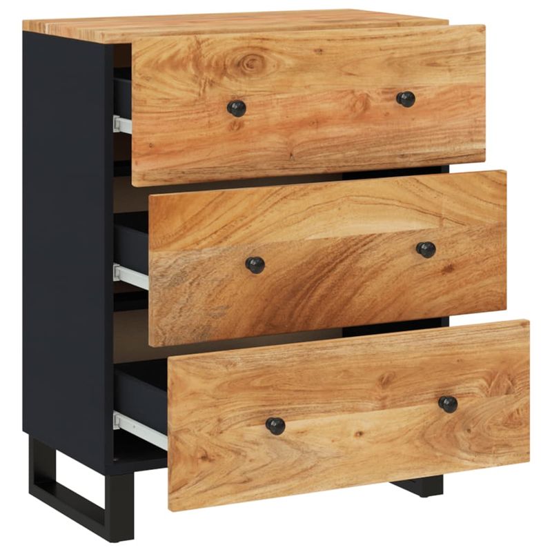 Casa si Gradina - Mobilier - Comode si corpuri - Comode - Servanta, 60x33x75 cm, lemn masiv de acacia - Infinity.ro