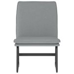 Casa si Gradina - Mobilier - Scaune si fotolii - Scaune - Scaun de relaxare, gri deschis, 52x75x76 cm, material textil - Infinity.ro