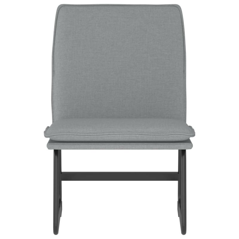 Casa si Gradina - Mobilier - Scaune si fotolii - Scaune - Scaun de relaxare, gri deschis, 52x75x76 cm, material textil - Infinity.ro
