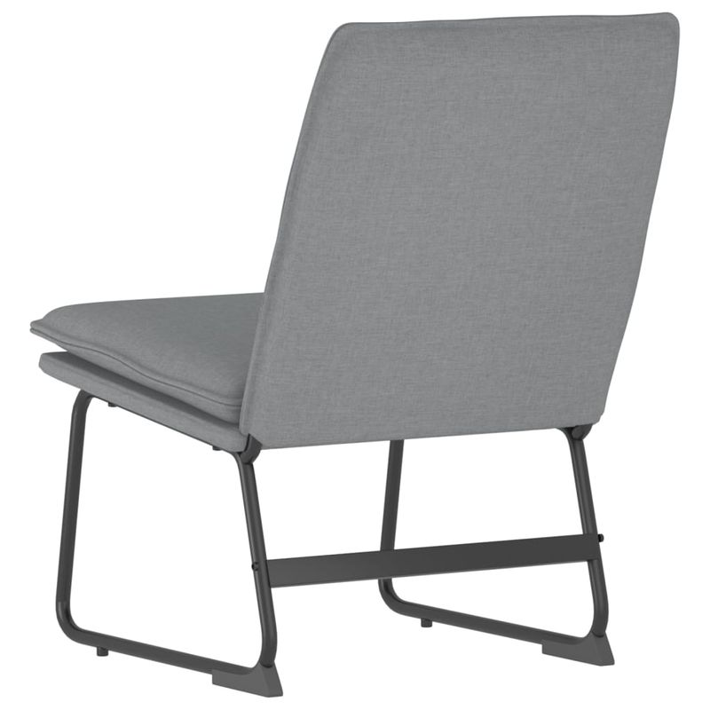 Casa si Gradina - Mobilier - Scaune si fotolii - Scaune - Scaun de relaxare, gri deschis, 52x75x76 cm, material textil - Infinity.ro