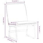 Casa si Gradina - Mobilier - Scaune si fotolii - Scaune - Scaun de relaxare, gri deschis, 52x75x76 cm, material textil - Infinity.ro