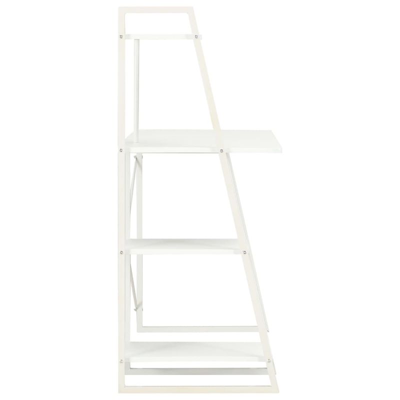 Casa si Gradina - Mobilier - Mese si birouri - Birouri - Birou cu rafturi, alb, 102 x 50 x 117 cm - Infinity.ro