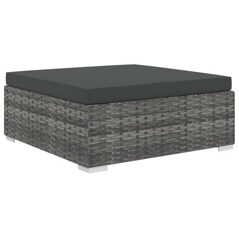 Casa si Gradina - Gradina si terasa - Mobilier exterior - Seturi mobila gradina - Set mobilier de gradina cu perne, 5 piese, gri, poliratan - Infinity.ro