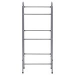 Casa si Gradina - Mobilier - Biblioteci si rafturi - Rafturi - Raft de depozitare pentru 3 lazi, argintiu, 50x33x116 cm, otel - Infinity.ro