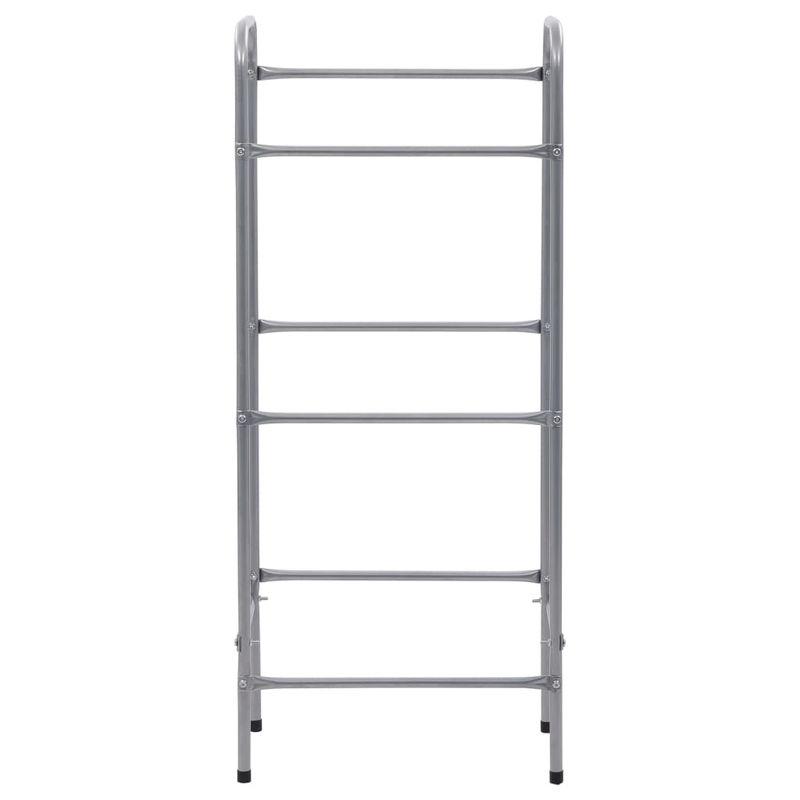 Casa si Gradina - Mobilier - Biblioteci si rafturi - Rafturi - Raft de depozitare pentru 3 lazi, argintiu, 50x33x116 cm, otel - Infinity.ro