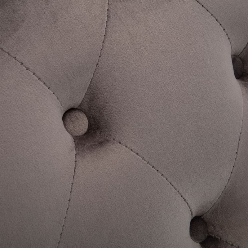 Casa si Gradina - Mobilier - Scaune si fotolii - Scaune - Sezlong, gri, catifea - Infinity.ro