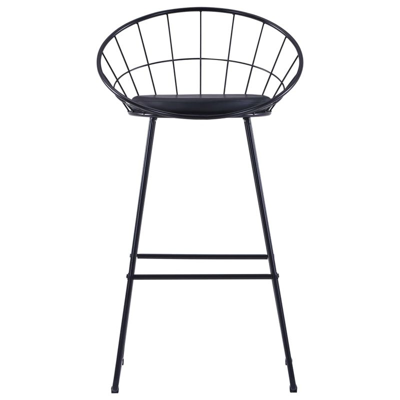 Casa si Gradina - Mobilier - Scaune si fotolii - Scaune - Scaune de bar, 2 buc., negru, piele ecologica - Infinity.ro