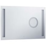 Casa si Gradina - Decoratiuni - Oglinzi - Oglinda cu LED de perete de baie, cu senzor tactil, 100x60 cm - Infinity.ro