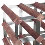 Casa si Gradina - Bucatarie si vesela - Accesorii bar - Carafe si decantoare - Suport sticle de vin pentru , 72 sticle, maro, lemn masiv de pin - Infinity.ro