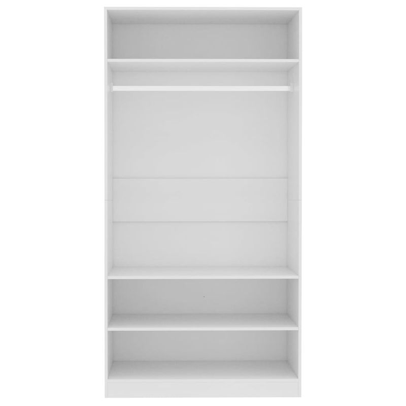 Casa si Gradina - Mobilier - Dulapuri si sifoniere - Sifoniere - Sifonier, alb, 100x50x200 cm, PAL, cantitate 3 rafturi - Infinity.ro