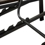 Casa si Gradina - Gradina si terasa - Mobilier exterior - Scaune si sezlonguri gradina - Sezlong de 2 persoane cu perna, maro, poliratan - Infinity.ro