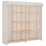 Casa si Gradina - Mobilier - Dulapuri si sifoniere - Sifoniere - Sifonier, alb, 173x40x170 cm, material textil - Infinity.ro
