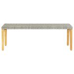 Casa si Gradina - Gradina si terasa - Mobilier exterior - Bancute de gradina - Banca de gradina, gri, 80 cm, poliratan - Infinity.ro