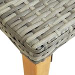 Casa si Gradina - Gradina si terasa - Mobilier exterior - Bancute de gradina - Banca de gradina, gri, 80 cm, poliratan - Infinity.ro