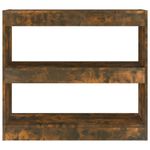 Casa si Gradina - Mobilier - Biblioteci si rafturi - Biblioteci - Biblioteca/Separator camera, stejar fumuriu, 80x30x72 cm, PAL - Infinity.ro